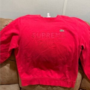 Supreme/Lacoste Crewneck